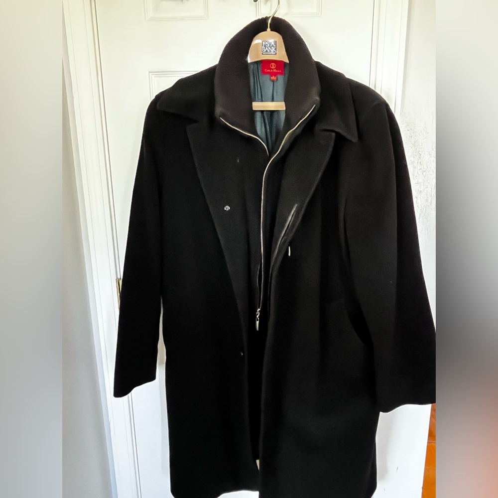 Wool and cashmere winter coat
